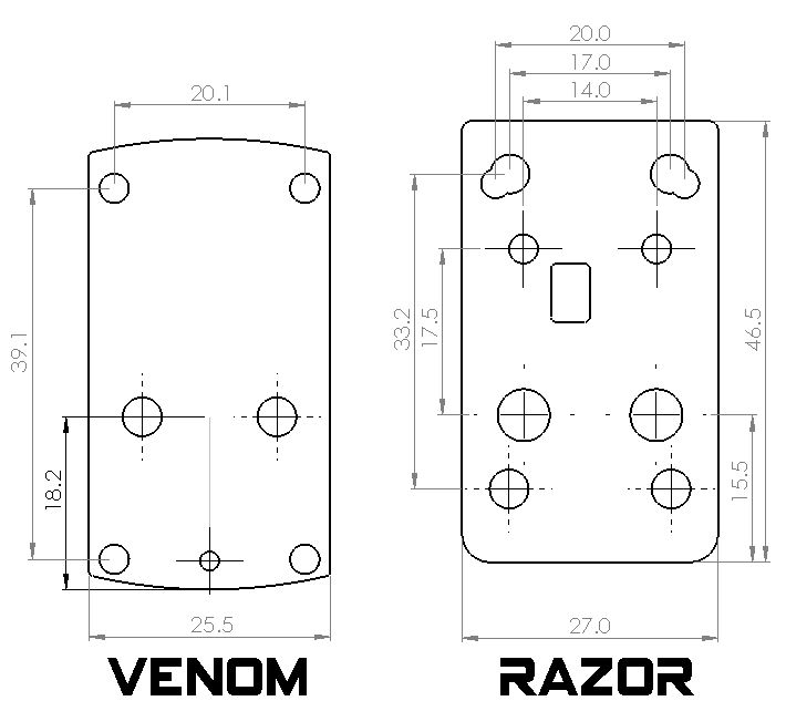Vortex 0.5 & 1.0 Degree Sight Shims image 4
