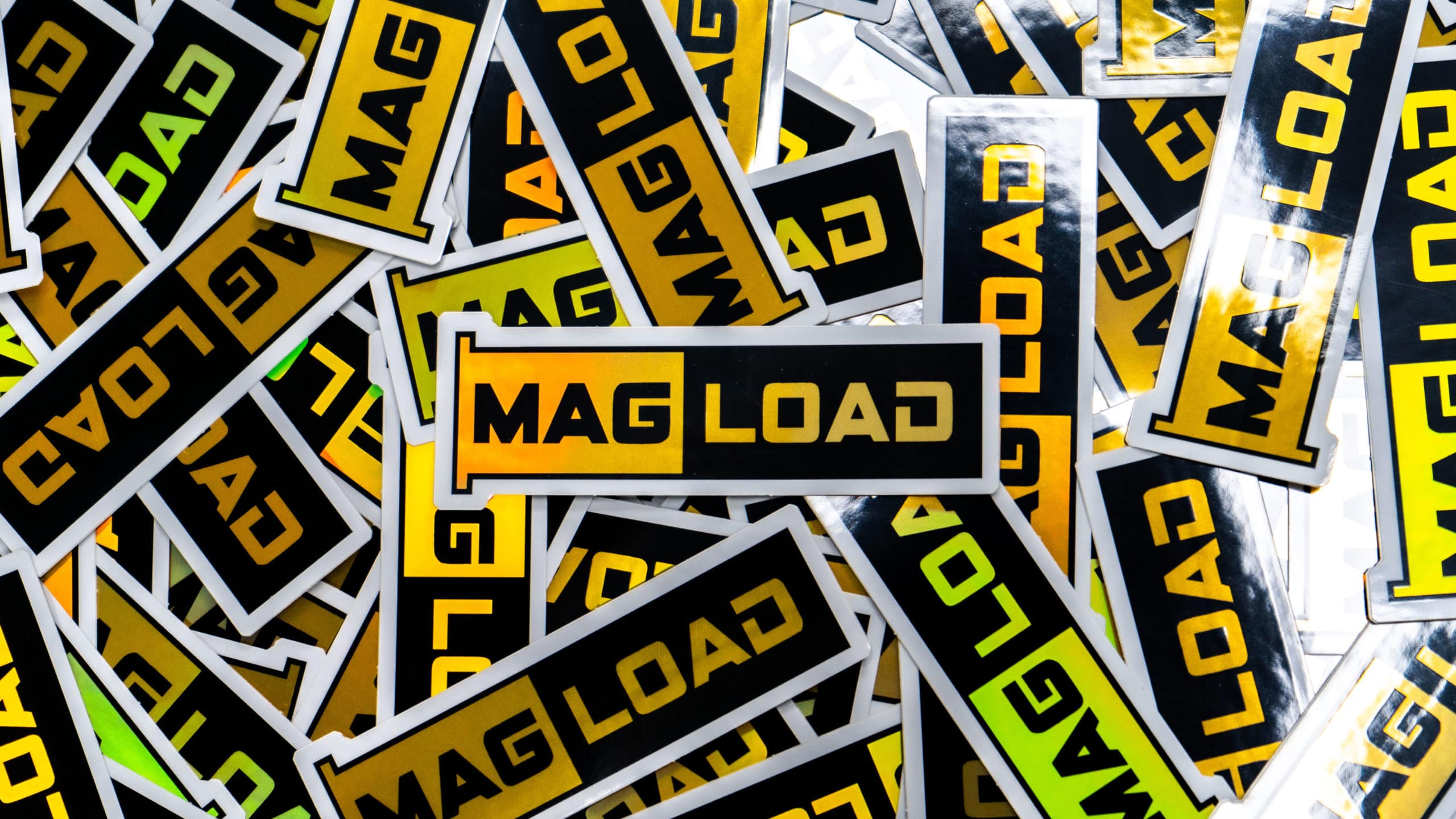 Magload Gold Holographic Sticker image 0